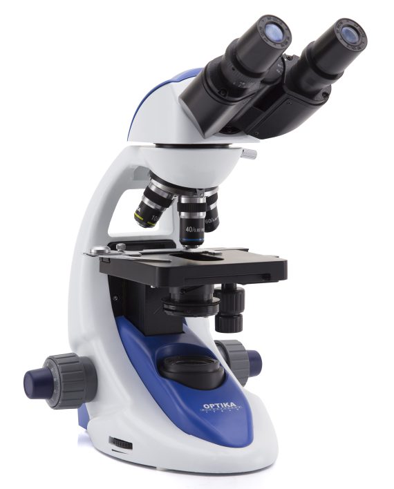 optika mikroskopy laboratoryjne w układzie prostym